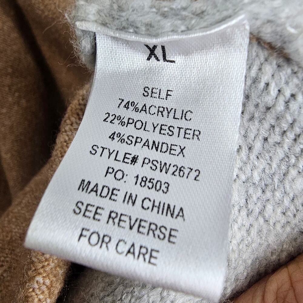 Baltic Born Womens Pierson Colorblock Cardigan Sweater XL Oversized Comfy Cozy - Picture 7 of 8